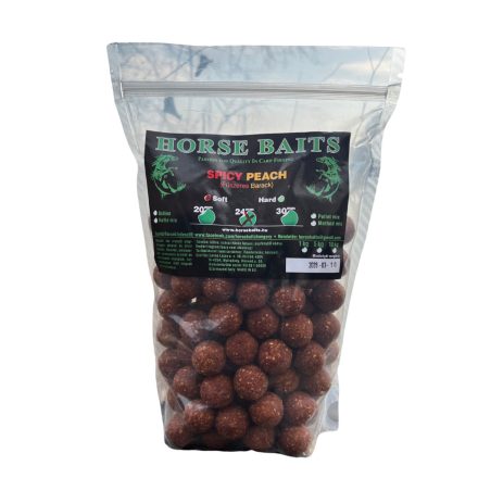Horse Baits Spicy-Peach oldódó bojli 